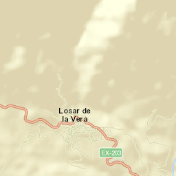 Losar de la Vera Street Map