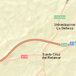 Santa Cruz del Retamar Street Map