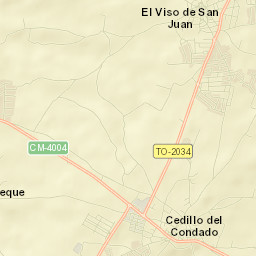 Cedillo del Condado Street Map