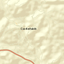 Castielfabib Street Map