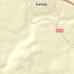 Sarrión Street Map