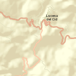 Lucena del Cid Street Map