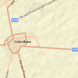 Cutrofiano Street Map