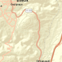 Bilecik Street Map