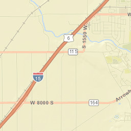 Veterans Memorial Highway, Spanish Fork Street Map