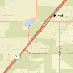 8195 Centrebridge Dr Niwot CO Street Map