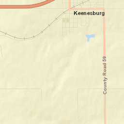 Keenesburg Street Map
