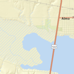 Alma Street Map