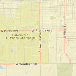 Urbana Street Map