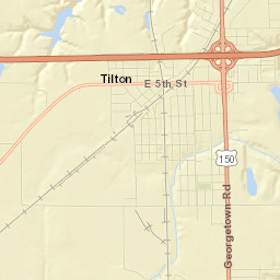 Tilton Street Map