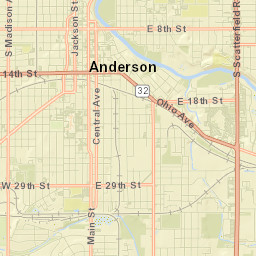 Anderson Street Map