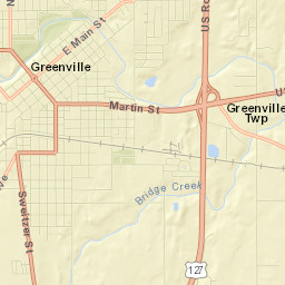 Greenville Street Map