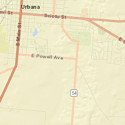Urbana Street Map