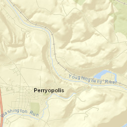 Perryopolis Street Map
