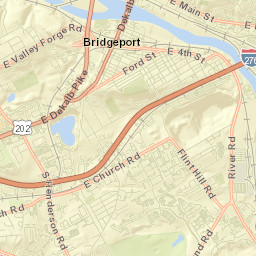 Bridgeport Street Map