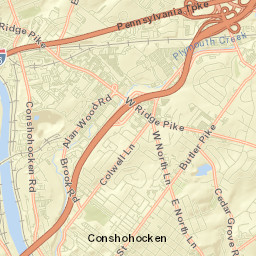 Conshohocken Street Map