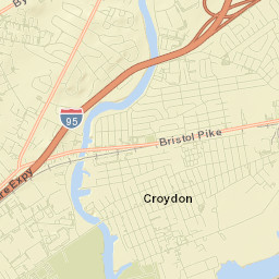 Croydon Street Map