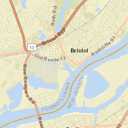 Bristol Street Map
