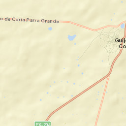 Guijo de Coria Street Map