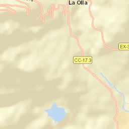 Garganta la Olla Street Map