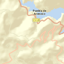 Puebla de Arenoso Street Map