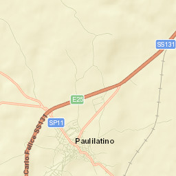 Paulilatino Street Map