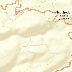 Nughedu Santa Vittoria Street Map