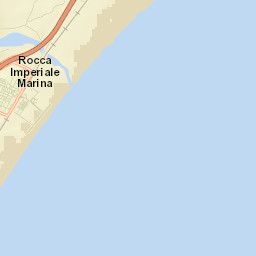 Rocca Imperiale Marina Street Map