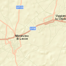 Uggiano la Chiesa Street Map