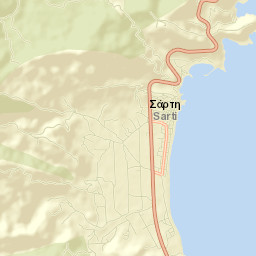 Sárti Street Map