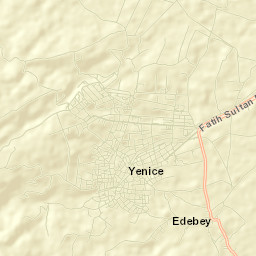 Yenice Street Map