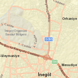 Alanyurt Street Map