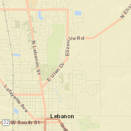 Boone County Street Map
