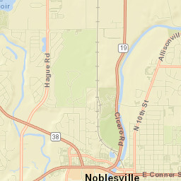 Noblesville Street Map