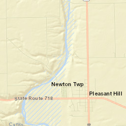 Pleasant Hill Street Map