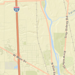 Miami County Street Map