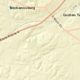 Mechanicsburg Street Map