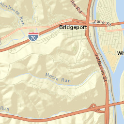 Bridgeport Street Map