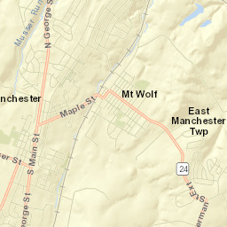 Manchester Street Map