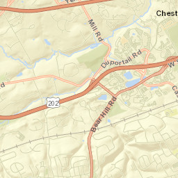 Chesterbrook Street Map