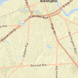 Burlington Street Map