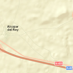 Alcázar del Rey Street Map