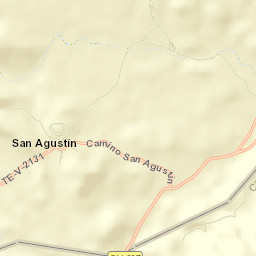 San Agustín Street Map