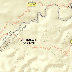 Villanueva de Viver Street Map