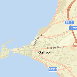 Gallipoli Street Map