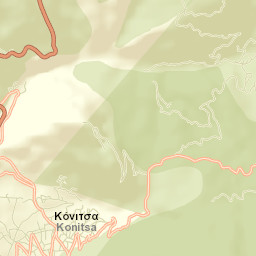 Kónitsa Street Map