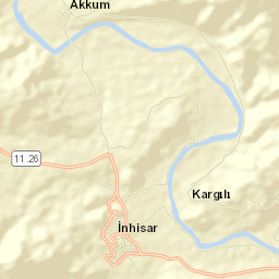 İnhisar Street Map