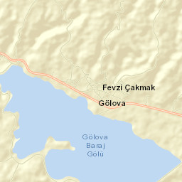 Gölova Street Map