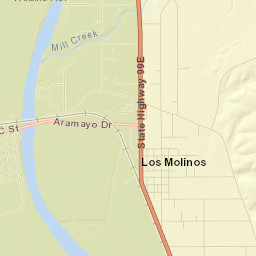 Los Molinos Street Map
