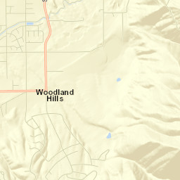 Woodland Hills Street Map